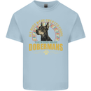 A Dobermans Dog Kids T-Shirt Childrens Light Blue