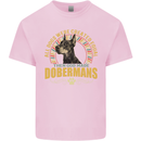 A Dobermans Dog Kids T-Shirt Childrens Light Pink