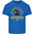 A Dobermans Dog Kids T-Shirt Childrens Royal Blue