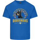 A Dobermans Dog Kids T-Shirt Childrens Royal Blue