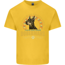 A Dobermans Dog Kids T-Shirt Childrens Yellow