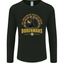 A Dobermans Dog Mens Long Sleeve T-Shirt Black