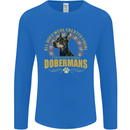 A Dobermans Dog Mens Long Sleeve T-Shirt Royal Blue