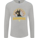 A Dobermans Dog Mens Long Sleeve T-Shirt Sports Grey
