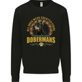 A Dobermans Dog Mens Sweatshirt Jumper Black