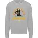 A Dobermans Dog Mens Sweatshirt Jumper Sports Grey