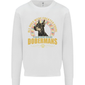 A Dobermans Dog Mens Sweatshirt Jumper White