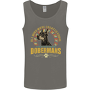 A Dobermans Dog Mens Vest Tank Top Charcoal