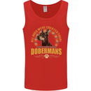 A Dobermans Dog Mens Vest Tank Top Red