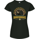 A Dobermans Dog Womens Petite Cut T-Shirt Black