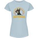 A Dobermans Dog Womens Petite Cut T-Shirt Light Blue