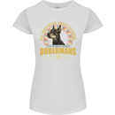 A Dobermans Dog Womens Petite Cut T-Shirt White