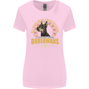 A Dobermans Dog Womens Wider Cut T-Shirt Light Pink