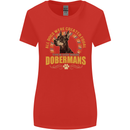 A Dobermans Dog Womens Wider Cut T-Shirt Red