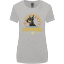 A Dobermans Dog Womens Wider Cut T-Shirt Sports Grey