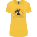 A Dobermans Dog Womens Wider Cut T-Shirt Yellow