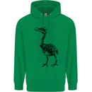A Dodo Skeleton Childrens Kids Hoodie Irish Green