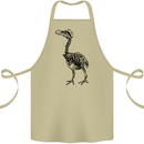 A Dodo Skeleton Cotton Apron 100% Organic Khaki