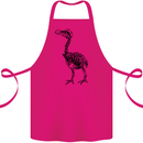 A Dodo Skeleton Cotton Apron 100% Organic Pink