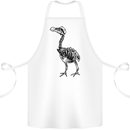 A Dodo Skeleton Cotton Apron 100% Organic White