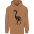 A Dodo Skeleton Mens 80% Cotton Hoodie Caramel Latte
