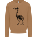 A Dodo Skeleton Mens Sweatshirt Jumper Caramel Latte