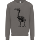 A Dodo Skeleton Mens Sweatshirt Jumper Charcoal