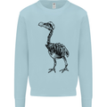 A Dodo Skeleton Mens Sweatshirt Jumper Light Blue