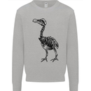 A Dodo Skeleton Mens Sweatshirt Jumper Sports Grey