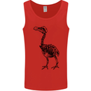 A Dodo Skeleton Mens Vest Tank Top Red