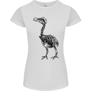 A Dodo Skeleton Womens Petite Cut T-Shirt White