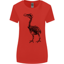 A Dodo Skeleton Womens Wider Cut T-Shirt Red