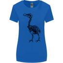 A Dodo Skeleton Womens Wider Cut T-Shirt Royal Blue