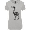 A Dodo Skeleton Womens Wider Cut T-Shirt Sports Grey