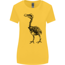 A Dodo Skeleton Womens Wider Cut T-Shirt Yellow