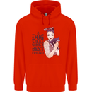 A Dog Is a Girl's Best Friend Chihuahua Childrens Kids Hoodie Bright Red
