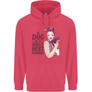 A Dog Is a Girl's Best Friend Chihuahua Childrens Kids Hoodie Heliconia