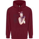 A Dog Is a Girl's Best Friend Chihuahua Childrens Kids Hoodie Maroon