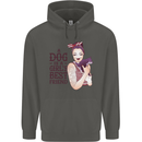 A Dog Is a Girl's Best Friend Chihuahua Childrens Kids Hoodie Storm Grey