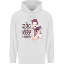 A Dog Is a Girl's Best Friend Chihuahua Childrens Kids Hoodie White