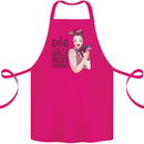 A Dog Is a Girl's Best Friend Chihuahua Cotton Apron 100% Organic Pink