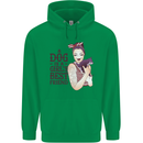 A Dog Is a Girl's Best Friend Chihuahua Mens 80% Cotton Hoodie Irish Green