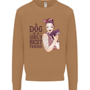 A Dog Is a Girl's Best Friend Chihuahua Mens Sweatshirt Jumper Caramel Latte