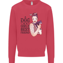 A Dog Is a Girl's Best Friend Chihuahua Mens Sweatshirt Jumper Heliconia
