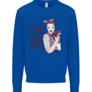 A Dog Is a Girl's Best Friend Chihuahua Mens Sweatshirt Jumper Royal Blue