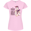 A Dog Is a Girl's Best Friend Chihuahua Womens Petite Cut T-Shirt Light Pink