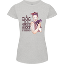 A Dog Is a Girl's Best Friend Chihuahua Womens Petite Cut T-Shirt Sports Grey