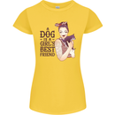 A Dog Is a Girl's Best Friend Chihuahua Womens Petite Cut T-Shirt Yellow