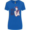 A Dog Is a Girl's Best Friend Chihuahua Womens Wider Cut T-Shirt Royal Blue