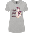 A Dog Is a Girl's Best Friend Chihuahua Womens Wider Cut T-Shirt Sports Grey